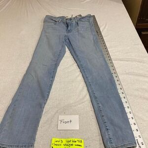 Levi's light blue W27/L30 classic straight women 4 jeans. SKU428 #Levis